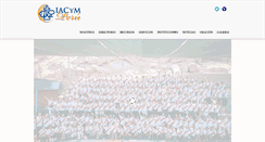 Desktop Screenshot of iacymperu.org